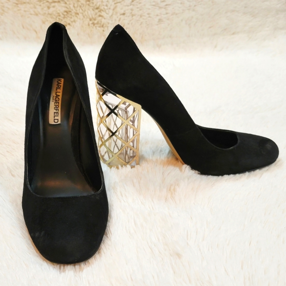 Karl Lagerfeld "Saffron" Pumps SZ 9.5